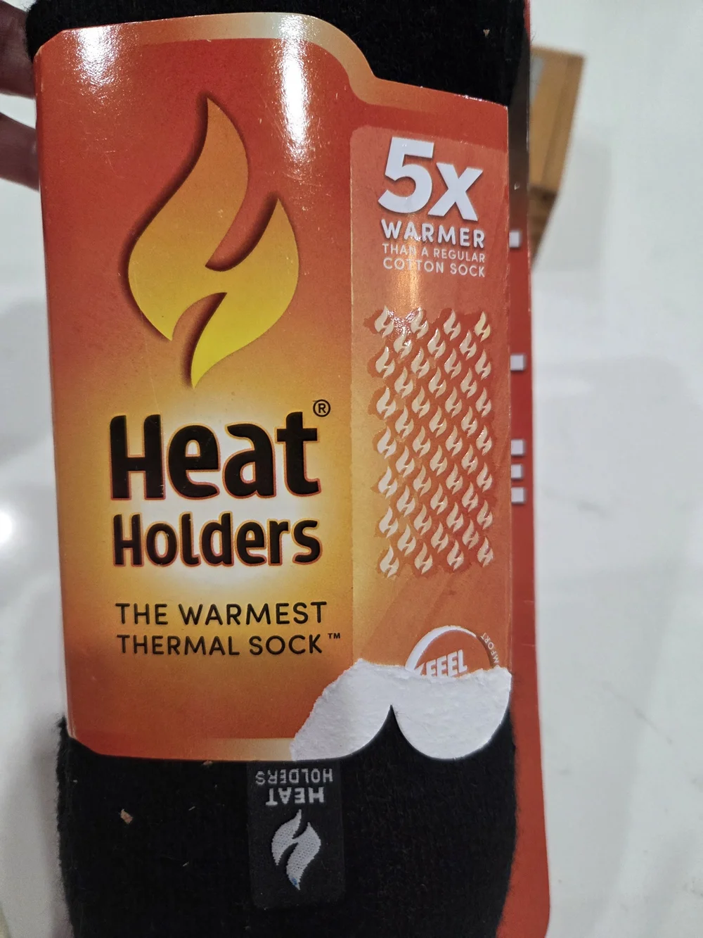 HEAT HOLDERS Black Lite Thermal Socks NWT